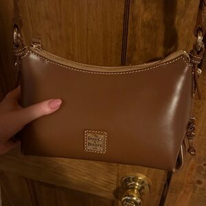 Dooney & Bourke Brown Leather Crossbody Bag